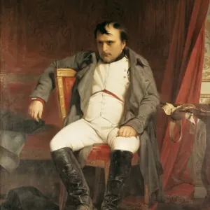 Napoleon after his Abdication Print, 1814 Oil on Canvas Napoleon after his Abdication Print, 1814 Oil on Canvas
