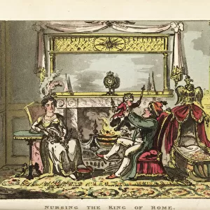 The marriage banquet of Napoleon I and Marie-Louise of Austria April 2,  1810. Museum: Musée National du Chateau de Fontainebleau. Author: Dufay,  Alexandre Benoît Jean Stock Photo - Alamy
