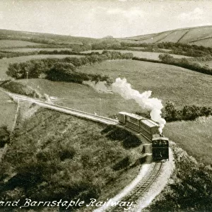 Narrow Guage Railway Locomotive, Barnstaple, Devon