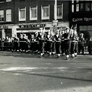 Naval Cadets in Pageant, Hythe, Hampshire
