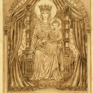 Our Ladye of Walsingham Print - Mary and Jesus Our Ladye of Walsingham Print - Mary and Jesus