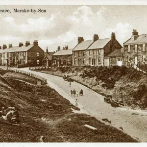 Marske-by-Sea Cliff Terrace Print circa 1920