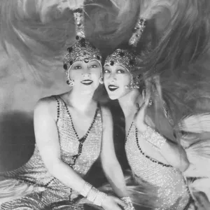 The Dolly Sisters in Paris New York Print, 1927 The Dolly Sisters in Paris New York Print, 1927