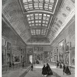 Newly opened room at the National Gallery, London. Date: 1861
