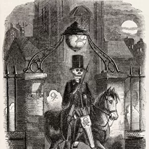 The night patrol of the London streets, 1853