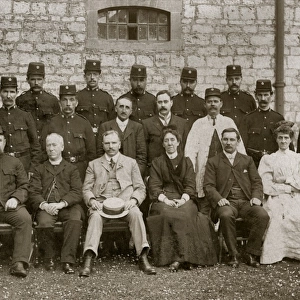 Officers at Shepton Mallet Prison, Somerset