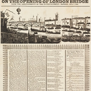 Opening of New London Bridge