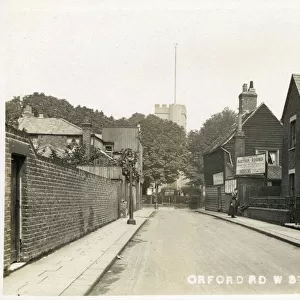 Orford Road, Walthamstow, London - St. Marys Church and Harrisons Auction Rooms