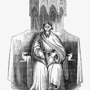 Owen Glendower Print - Welsh Chieftain Portrait