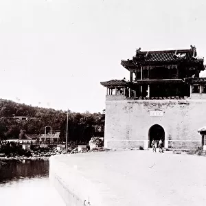 Palace entrance gate, Peking, Beijing, China, c. 1900
