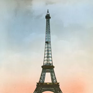 Paris, France - Tour Eiffel viewed from Palais de Chaillot