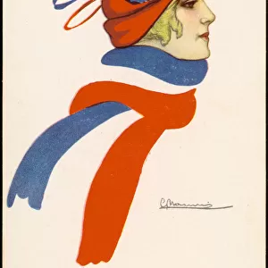 PATRIOTIC FRENCH SCARF