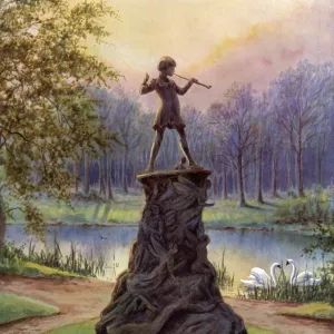 Peter Pan statue in Kensington Gardens