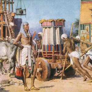 Pharaohs Workers - Ancient Egypt - by Fortunino Matania