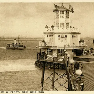 The Pier & Ferry, New Brighton, Wallasey, England