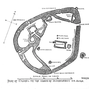 Plan of the Cashel on the Island of Inishmurray, Co. Sligo