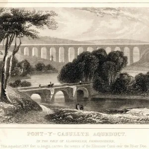 The Pontcysyllte Aqueduct Print The Pontcysyllte Aqueduct Print