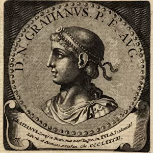 Portrait of Roman Emperor Gratian
