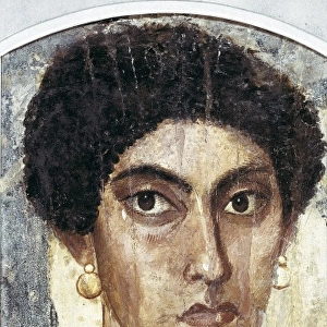 Portrait of woman. 4th c. Roman art. Late Empire