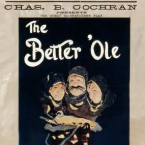 Poster advertising The Better Ole, Theatre Royal, Chatham