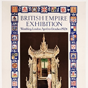 Poster advertising the British Empire Exhibition
