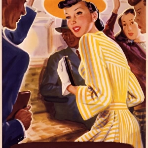Poster advertising hats
