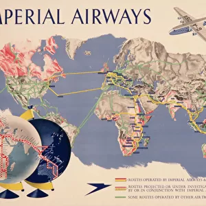 Poster advertising Imperial Airways