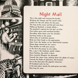 Poster, Night Mail