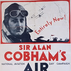 Poster, Sir Alan Cobhams National Aviation Day Campaign