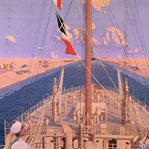 Poster of the Suez Canal