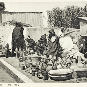 Pottery Sellers - Tangiers, Morocco