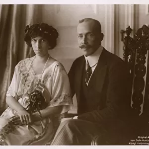 Prince William of Wied, Prince of Albania and his wife