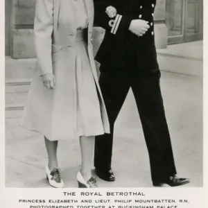 Princess Elizabeth and Lt Philip Mountbatten - Engagement