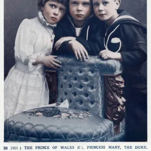 Princess Mary, Prince Edward and Prince Albert