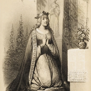 Queen Bertha, later a saint