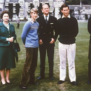 Queen Elizabeth II and family