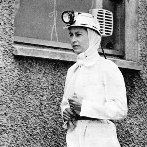 Queen Elizabeth II visit coal mine