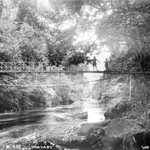 Limavady Suspension Bridge Print, Northern Ireland