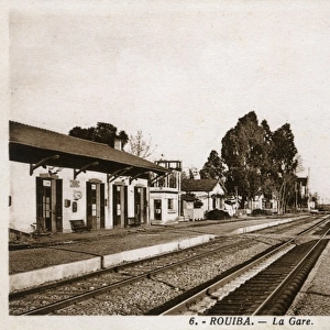 Railway station, Rouiba, Algiers, Algeria