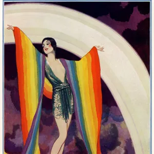 Rainbow illustration, by Arthur Ferrier