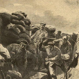 Ratting in the trenches, WWI