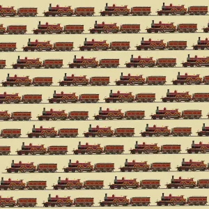 Repeating Pattern - Train / Steam Engine