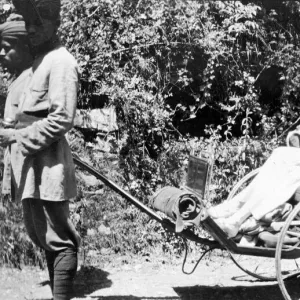 Rickshaw in India 1920S