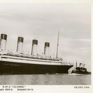 The RMS Olympic - White Star Line