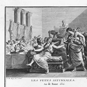 Roman orgy to celebrate the Saturnalia