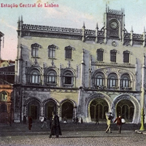 Rossio Square, Lisbon, Portugal - Central Station