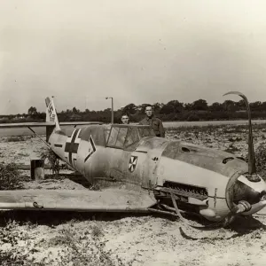 Messerschmitt Bf109E-4 Print of Franz von Werra's Aircraft