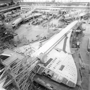 Concorde Production Print: Filton Assembly Hall Concorde Production Print: Filton Assembly Hall