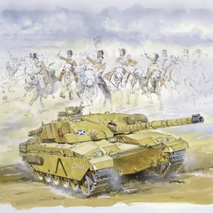 Royal Scots Dragoon Guards & Gulf War Tank