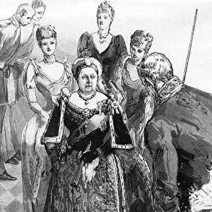 Royal Wedding 1891 - Arrival of Queen Victoria